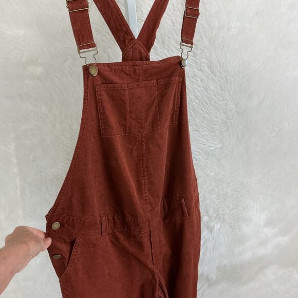 Hatch The Cord Brown Corduroy Maternity Overalls Hatch Size 1 US S - Picture 2 of 6